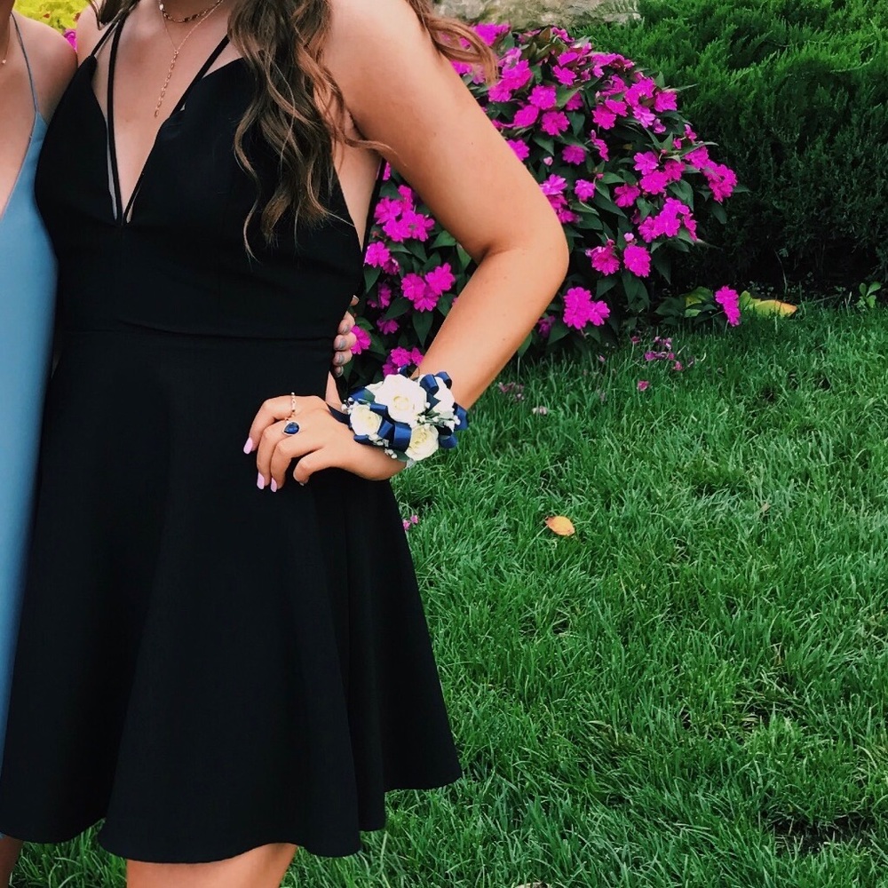 Black Strappy Dress